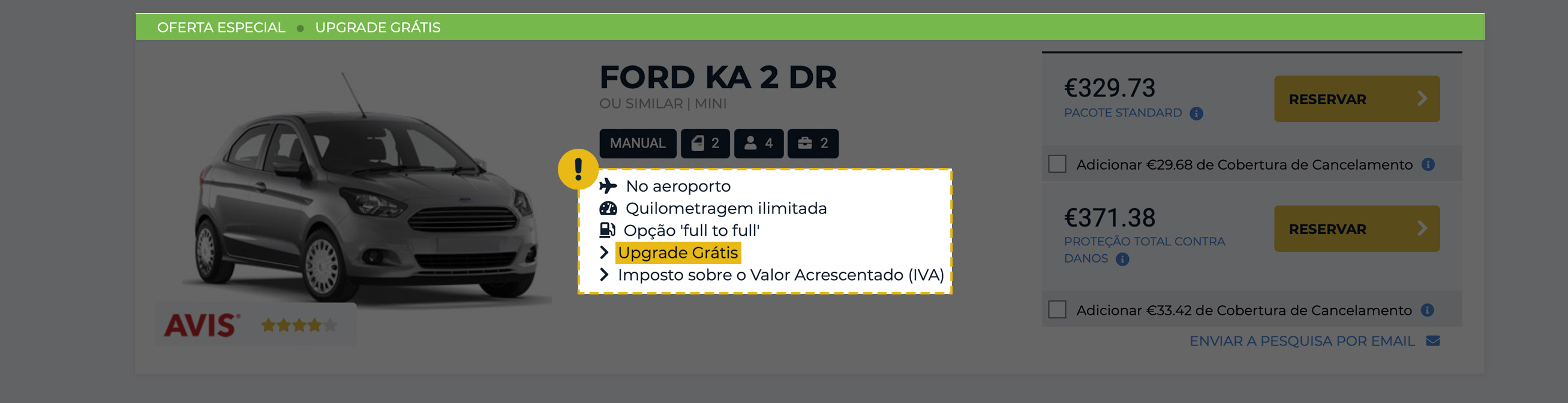Upgrades gratuitos
