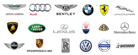 Marcas de carros de luxo da Auto Europe