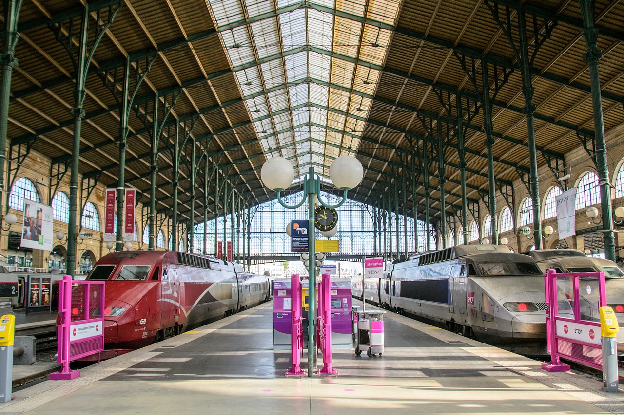 Estação de trem Paris Gare du Nord